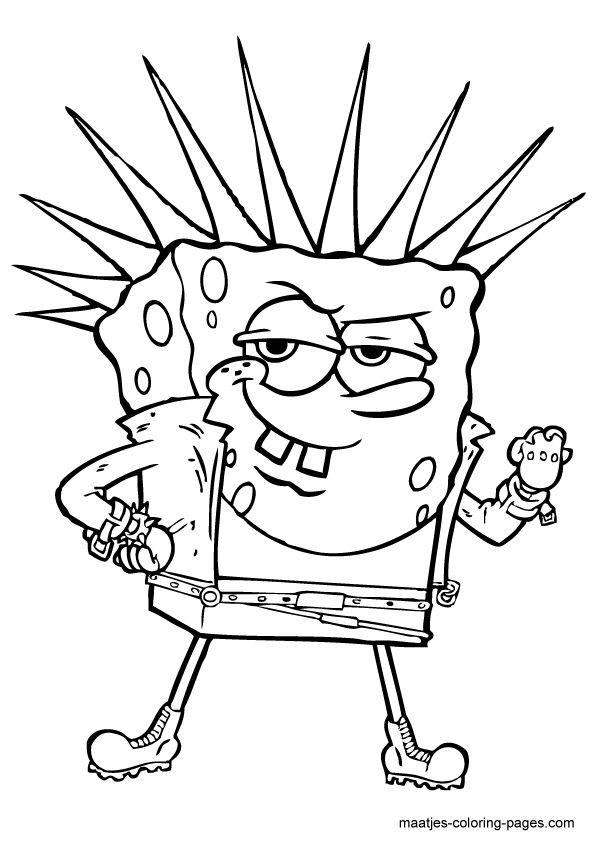 Sponge Bob kolorowanki